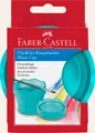 Produktbild: Faber-Castell Clic & Go Portable Paint Water Cup with Brush Holder, Turquoise - 