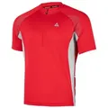 Produktbild: Airtracks Radtrikot Herren Fahrradtrikot Kurzarm Team II (atmungsaktives Radtrikot - Jersey mit Quick Dry & Anti-UV) » S M L XL XXL XXXL « grau|rot XXL