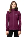 Produktbild: Jack Wolfskin Damen Hydro Grid Fleece W Fleecejacke, wild Berry, M