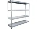 Produktbild: Schwerlastregal Weitspannregal Schulte verzinkt 180x183x50 cm Stecksystem 4 Böde