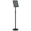 Produktbild: vidaXL Messestände Schwarz 25 x 25 x 125 cm Aluminium