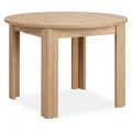 Produktbild: Runder Esstisch 106 cm Eiche Optik | Küchentisch 4 Personen Holz Homestyle4u