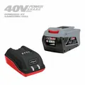 Produktbild: scheppach 40V Akku BPS2.5-40Li 2,5 AH + Ladegerät BCA2.2-40Li Starter Kit Garten