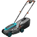Produktbild: Gardena PowerMax 32/18V P4A solo Akku-Rasenmäher grau ohne Akku 30L Fangvolumen