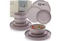 Produktbild: SÄNGER Geschirr-Set Bombay (12-tlg), 4 Personen, Steingut, Bombay Basalt, Handmade, Erweiterbar, VALUE COLLECTION