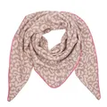 Produktbild: MIRROSI Dreieckstuch Damen – Kuscheliger Dreiecksschal 190x80 cm im Leo-Leopard Muster, Trendiges LEO-Design, Weich & Wärmend (Leo zweifarbig: Beige)