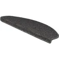 Produktbild: KARAT Stufenmatte Kalkutta Sisaloptik Anthrazit 23,5 x 65 cm Halbrund