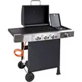 Produktbild: Dema - Gasgrill Oklahoma 3+1 Gasgrillwagen Seitenbrenner 4 Flammen Outdoor Cooking