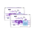 Produktbild: Seni Lady Slim Normal - Slipeinlagen – Weiß - 28×10,5 cm - 2x 20 Einlagen