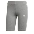 Produktbild: adidas Damen Essentials 3-Stripes Bike Shorts, Medium Grey Heather/White, L