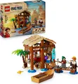 Produktbild: LEGO ONE PIECE Windmühlendorf-Hütte - Spielzeug mit Boot, jungen Ruffy, Shanks & Makino Minifiguren sowie Zubehör - inkl. Steckbrief - Anime-Geschenk für Jungen, Mädchen & Fans ab 8 Jahren - 75636