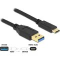 Produktbild: Delock USB A - USB C (2 m, USB 3.2 Gen 1) (84004)