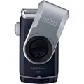 Produktbild: Braun PocketGo M90 MobileShave Reiserasierer Silber/ Schwarz