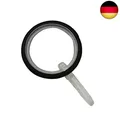 Produktbild: GARDINIA 36159 Gardinenringe Kreta, 10 Stück, Inkl. Gleiteinlage und 