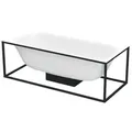 Produktbild: BetteLux Shape Rechteck-Badewanne freistehend 170x75x45cm, 2 Rückenschrägen, 3451-000Plus, Farbe: Weiß mit Glasur Plus