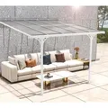 Produktbild: Terrassenüberdachung 'bruce 313', Weiß, 300 X 313 X 270 Cm (l X B X H) - Westmann