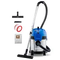 Produktbild: Nilfisk Multi II 22L INOX Nass Trockensauger - Staubsauger für Werkstatt, Haus, Garten und Auto (1200 W)