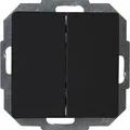 Produktbild: Kopp PARIS – Wechsel/Wechselschalter, Farbe: Schwarz matt