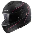 Produktbild: LS2 FF908 Strobe 2 Lux Matt Black Pink Gr.S Motorradhelm Klapphelm