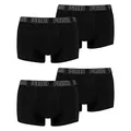 Produktbild: Puma Herren Shortboxer Unterhosen Trunks 4er Pack, Wäschegröße:L, Artikel:-001 Black