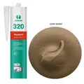 Produktbild: Ramsauer Dichtstoff Ramsauer 320 Baudicht Hybrid Dichtstoff 310ml Kartusche, gebrauchsfertig, Dichtstoff für Bau- und Anschlussfugen, Spenglerarbeiten. braun