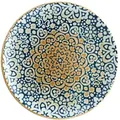 Produktbild: 6x Bonna Alhambra Gourmet flacher Teller rund 30cm 3cm hoch Blau Porzellan Speiseteller Tafel Geschirr