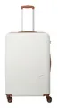 Produktbild: travelite Bali BALI 4w Trolley L Trolley White / Cognac creme hellbraun Neu