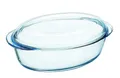 Produktbild: Pyrex Glasbräter Auflaufform Backform Bräter mit Deckel Oval 4,1 L