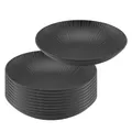 Produktbild: 10er SET CreaTable 232084 VESUVIO black Pasta / Salat / Suppenteller 22 cm