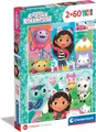 Produktbild: Clementoni-Puzzle 2x60 SuperKolor Gabbys Haus 24804