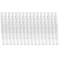 Produktbild: Ideen mit Herz Hochzeits-Seifenblasen | 48 Stück | Hochzeit Taufe Geburtstag Verlobung Valentinstag Gastgeschenk Party | 5ml Flüssigkeit | Herz-Griff | jeweils 10,5x1 cm