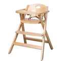Produktbild: Roba Klapphochstuhl roba, Natur, Holzwerkstoff, Schichtholz, 58x79x59 cm, 3-Punkt-Gurt, zusammenklappbar, Babymöbel, Hochstühle & Zubehör, Hochstühle
