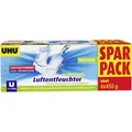 Produktbild: UHU Luftentfeuchter 53185 Magnet-Tabs, Granulat, 1 Liter in 24 Stunden, 4x 450g, Nachfüllpack, bis 90 m³