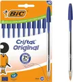 Produktbild: BIC Cristal Original Kugelschreiber Blau 1mm 10er Pack Karton Buero Set