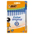 Produktbild: Cristal Original 10-teiliger blauer BIC-Kugelschreiber