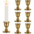 Produktbild: Kerzenständer Stabkerzenhalter Messing 6er Vintage 6 Messing