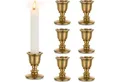 Produktbild: LuxusKollektion Kerzenständer Kerzenständer Stabkerzenhalter Messing 6er Vintage 6 Messing