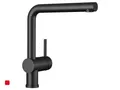 Produktbild: Blanco Linus 525 806 Schwarz Matt Hochdruckarmatur Wasserhahn Festauslauf