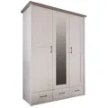 Produktbild: BEGABINO Kleiderschrank Luca 148 x 201 cm Dekor Weiß