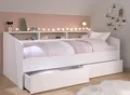 Produktbild: möbelando Stauraumbett >Sleep 4< in 23 - Weiss - 203x113x82cm (LxBxH)