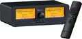 Produktbild: Fosi Audio LC30 VU Verstärker Boxen Umschalter Orange 2 in / 2 Out VU-Meter HiFi