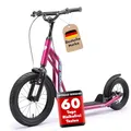 Produktbild: STAR SCOOTER Kinder Tret Roller ab 7-8 Jahre | 16/12 Zoll Mixed City Kick Scooter Luftreifen | Berry