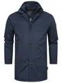 Produktbild: Indicode Herren INOklaho Kurzmantel mit Stehkragen und verdecktem Reißverschluss | Mantel Parka Männer Navy, S