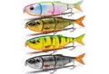 Produktbild: Paradox Fishing Kunstköder Hecht Wobbler Set 12,5cm/21,5g I 13,5cm/21g, (4er Set), REALISTISCHER LAUF