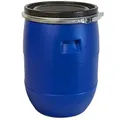 Produktbild: Plasteo Regentonne Weithalsfass Lebensmittelecht BPA-Frei Sauerkrautfass, 60 l, BPA-Frei blau 60 l | Rund