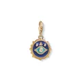 Produktbild: Thomas Sabo 1663-565-32 Charm-Anhänger Blaues Nazar Auge Gold-Ton Silber