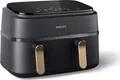 Produktbild: Philips 3000 series Airfryer Dual Basket - Heißluftfritteuse - 9 l - 1,5 kg - 40 °C - 200 °C - 6 Person(en) (NA352/00)