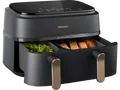 Produktbild: PHILIPS NA352/00 Airfryer 3000 Series Dual Basket 9L Kapazität (3L+6L) Heißluftfritteuse