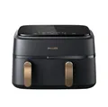 Produktbild: PHILIPS NA352/00 Airfryer 3000 Series Dual Basket 9L (3L+6L) Heißluftfritteuse