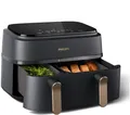 Produktbild: Philips NA352/00 3000 Series Airfryer Dual Basket: 9 l (6 l + 3 l)